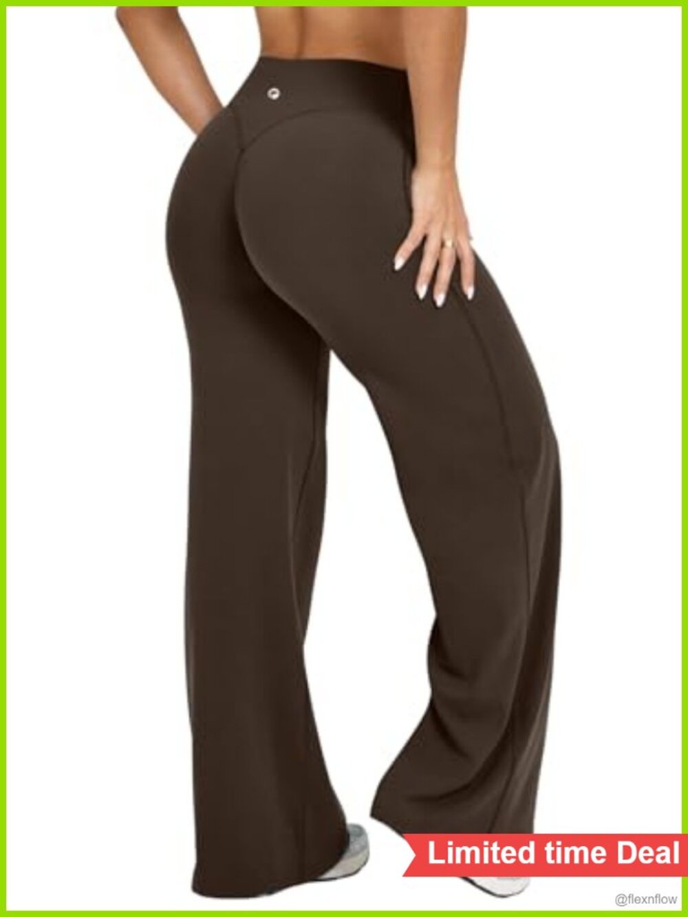 OQQ Yoga Pants Women Soft Straight Leg Sweat Wicking High Rise